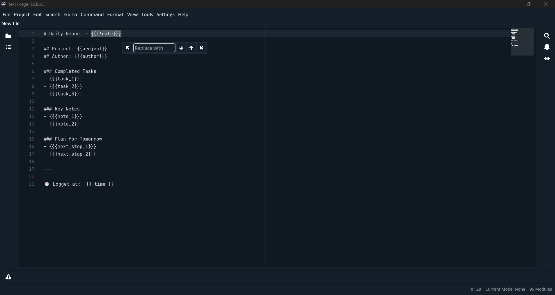 Placeholder Replacement