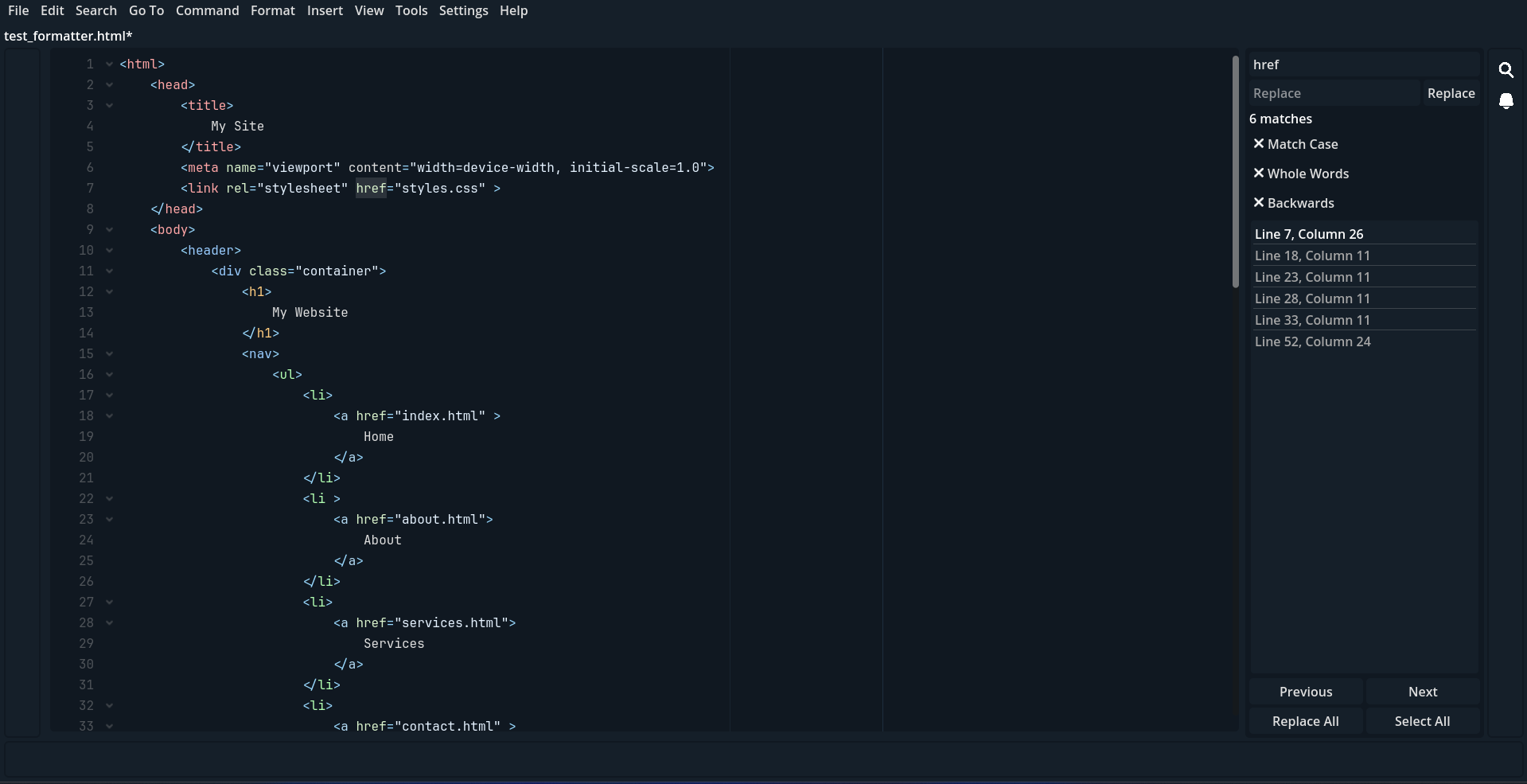 Simple screenshot
